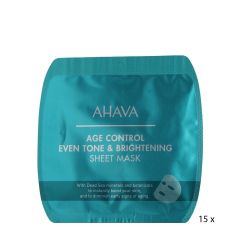 Ahava Age Control Even Tone & Brightening Sheet Mask 15 pcs